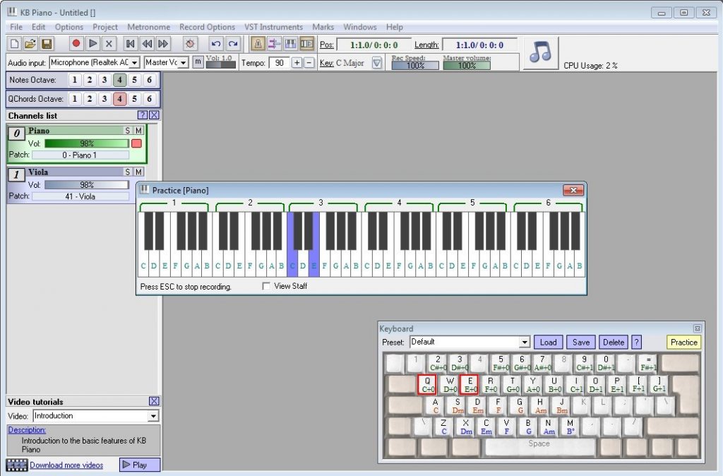 music keyboard software free download for pc win 7